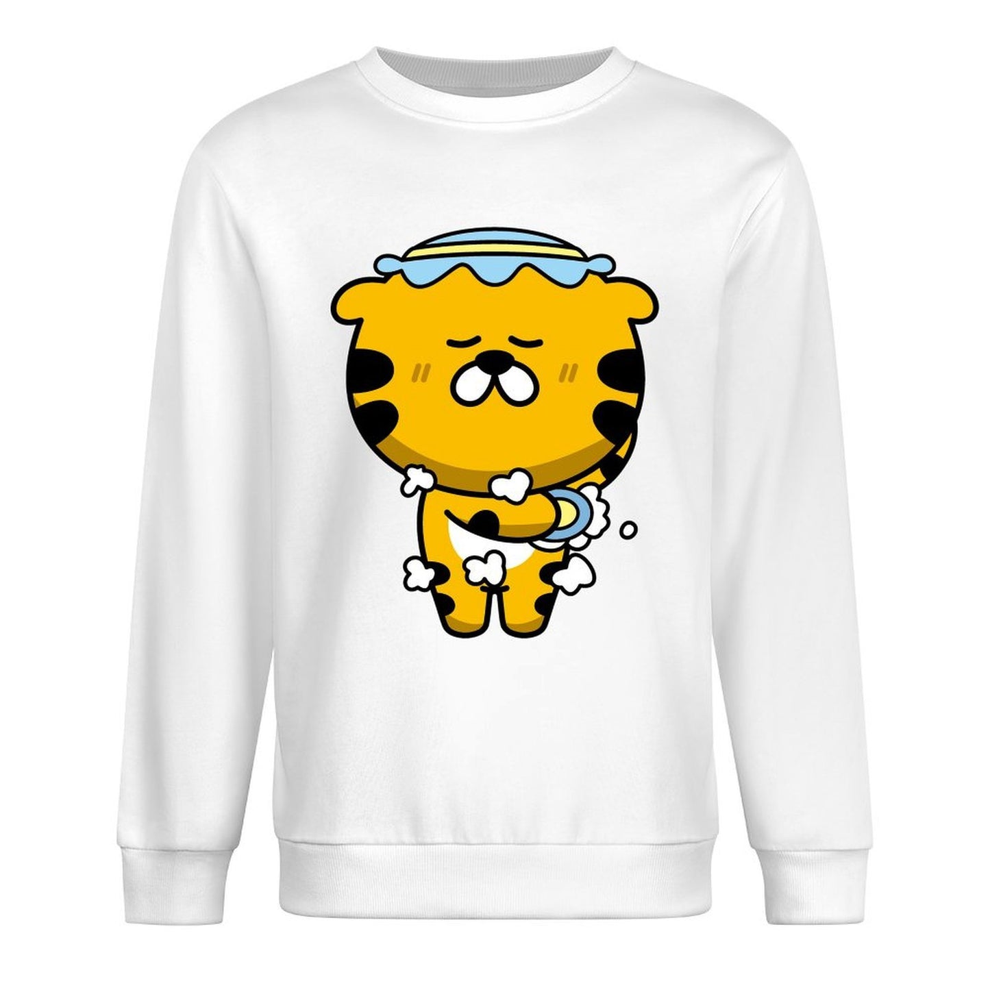 Front Patterned Long Sleeve TopStandard Essential