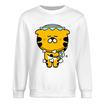 Front Patterned Long Sleeve TopStandard Essential