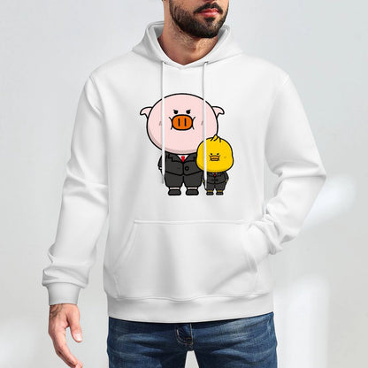 Heavyweight Fitted Front Graphic Hoodies