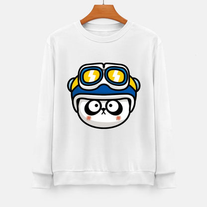 Front Patterned Long Sleeve TopLifestyle Fade-Proof