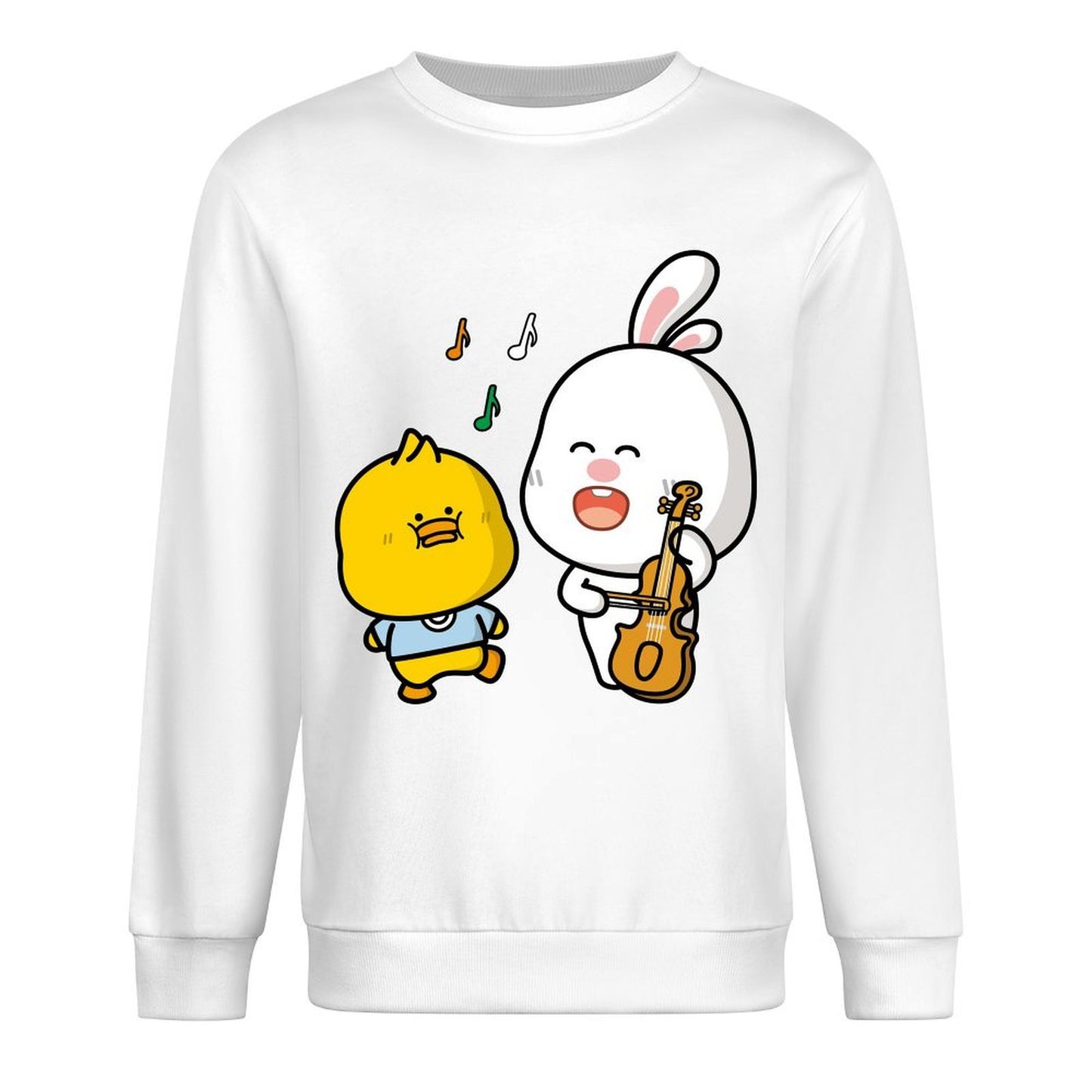 Front Patterned Long Sleeve TopSoftFeel Bold