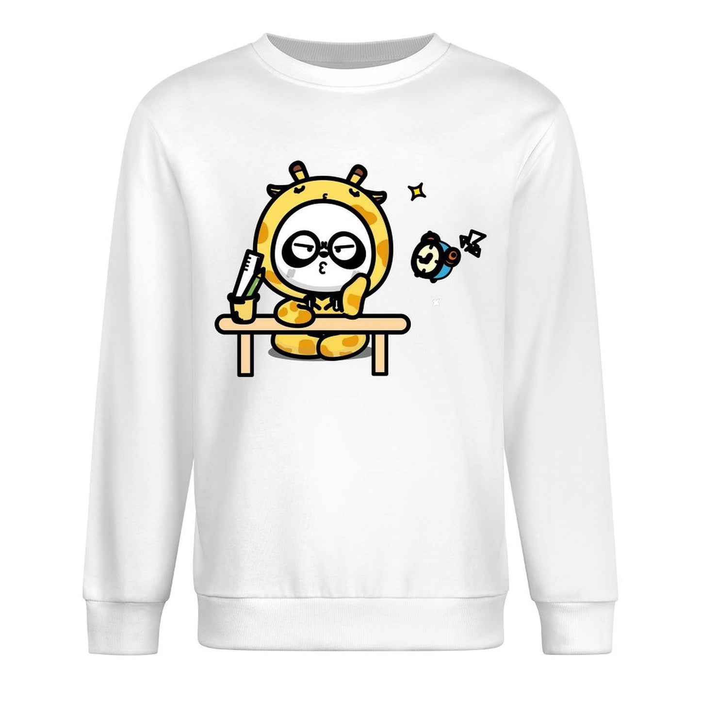 Front Patterned Long Sleeve TopClassicStyle EverydayTee