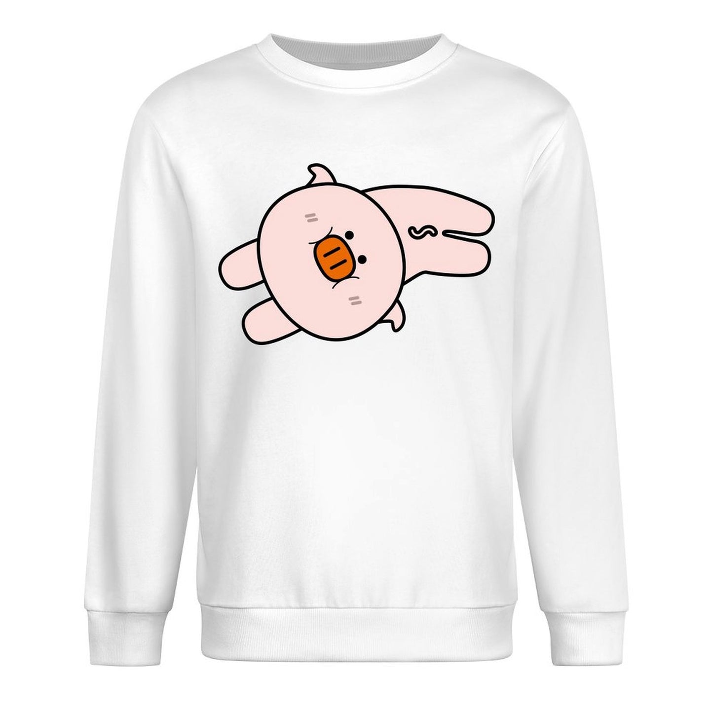 Front Patterned Long Sleeve TopSmoothWear Wrinkle-Free