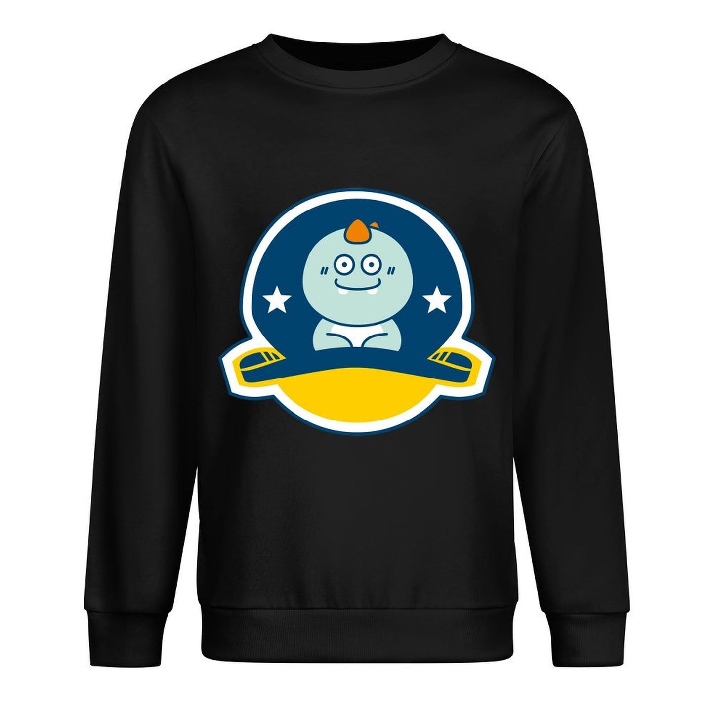 Front Patterned Long Sleeve TopStandard Bold