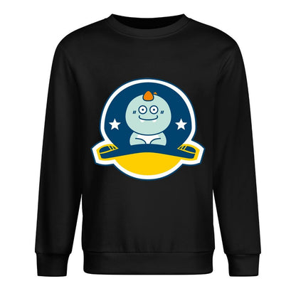 Front Patterned Long Sleeve TopStandard Bold