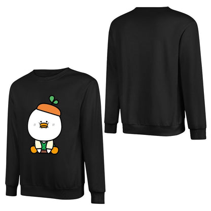 Front Patterned Long Sleeve Top100% Cotton Modern