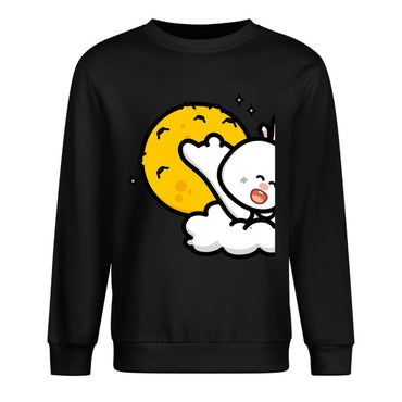 Front Patterned Long Sleeve TopMidweight TrueComfort