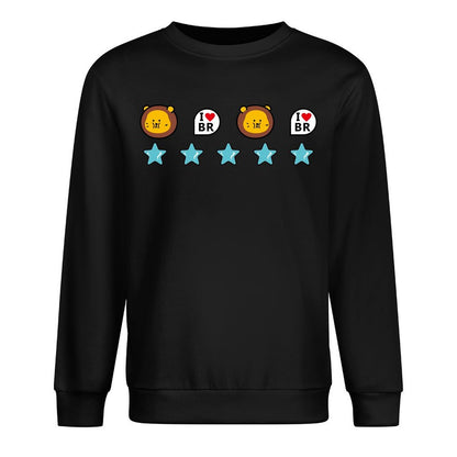 Front Patterned Long Sleeve TopCityStyle Unisex