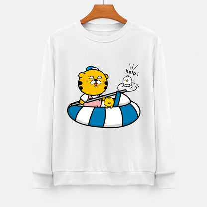 Front Patterned Long Sleeve TopSoftLine Edition