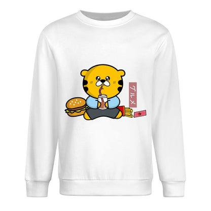 Front Patterned Long Sleeve TopActiveStyle ClassicStyle