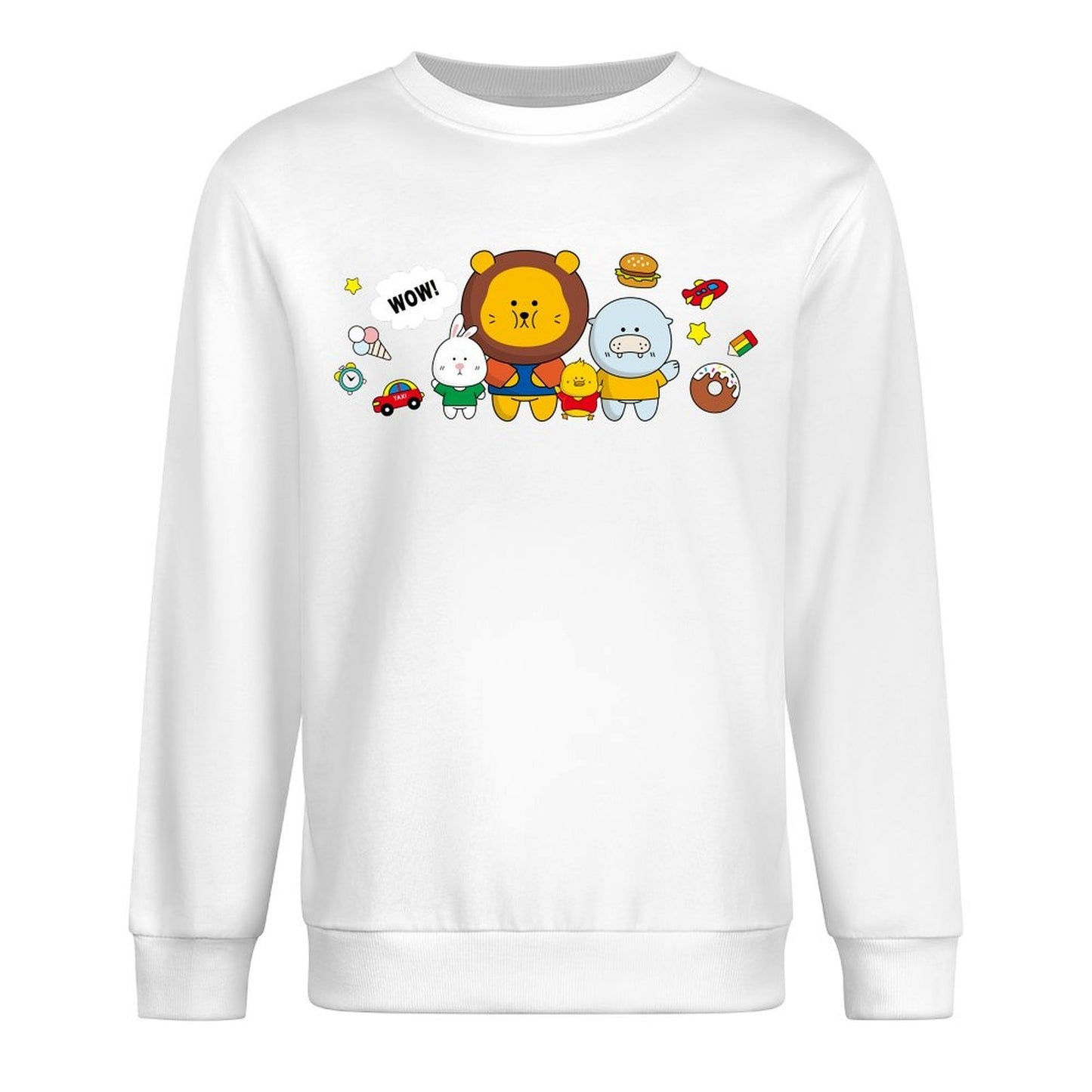 Front Patterned Long Sleeve TopEco / Sustainable Relaxed