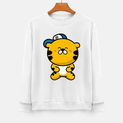 Front Patterned Long Sleeve TopRegularFit SmoothWear