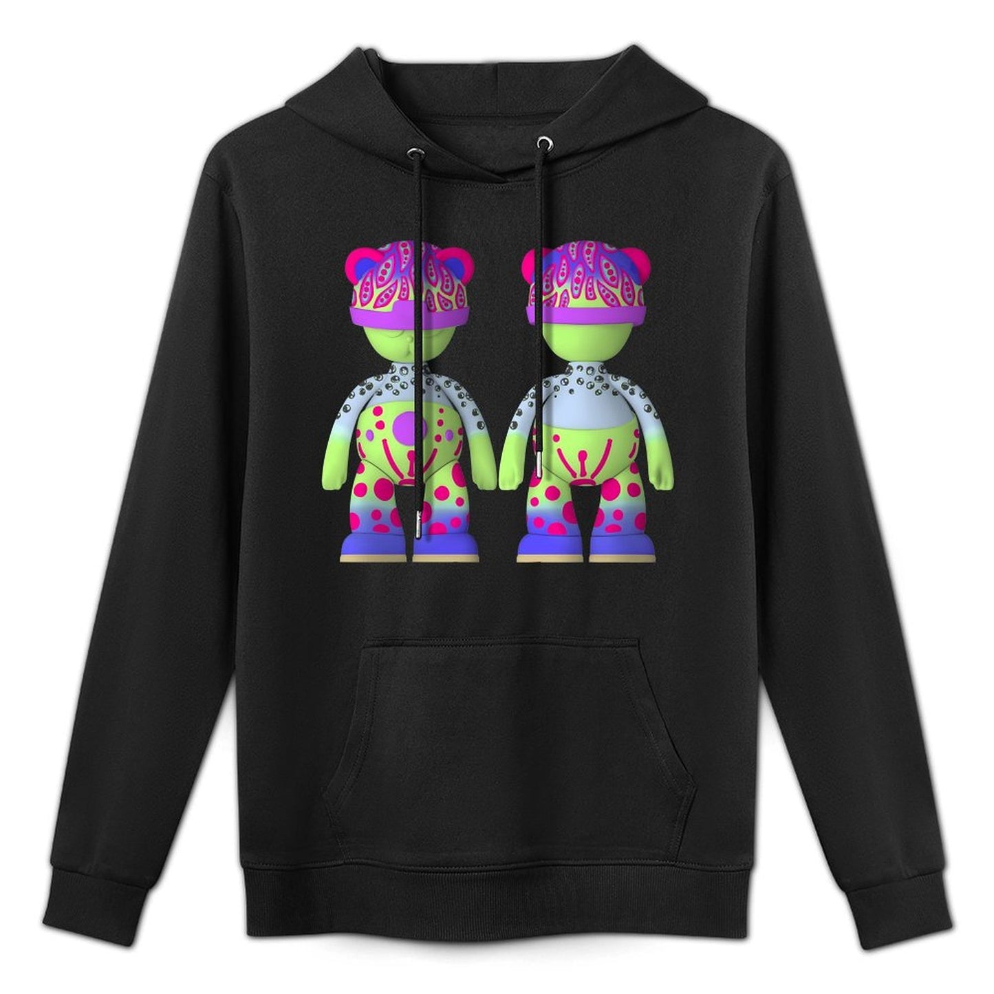 Hoodie Front Pattern Simple