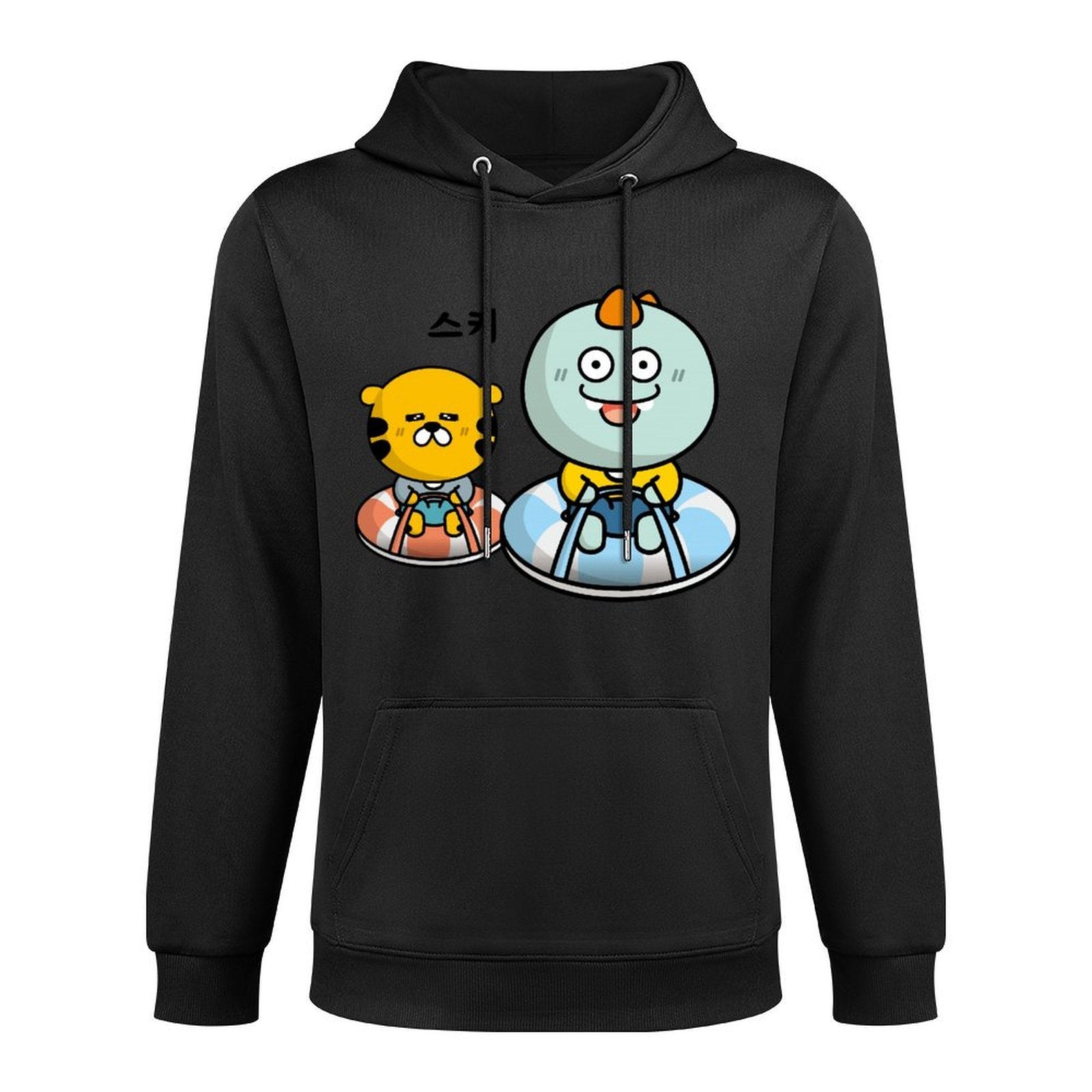 Printed Retro Front Graphic Hoodies