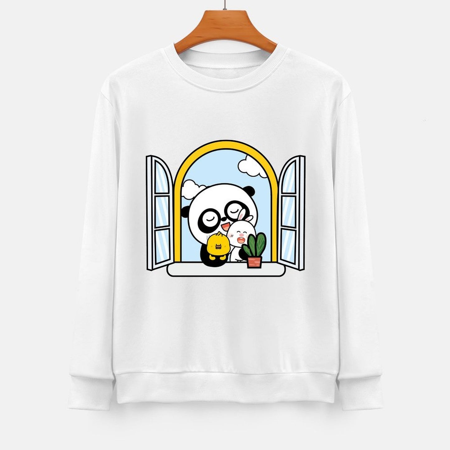 Front Patterned Long Sleeve TopChill Long Lasting