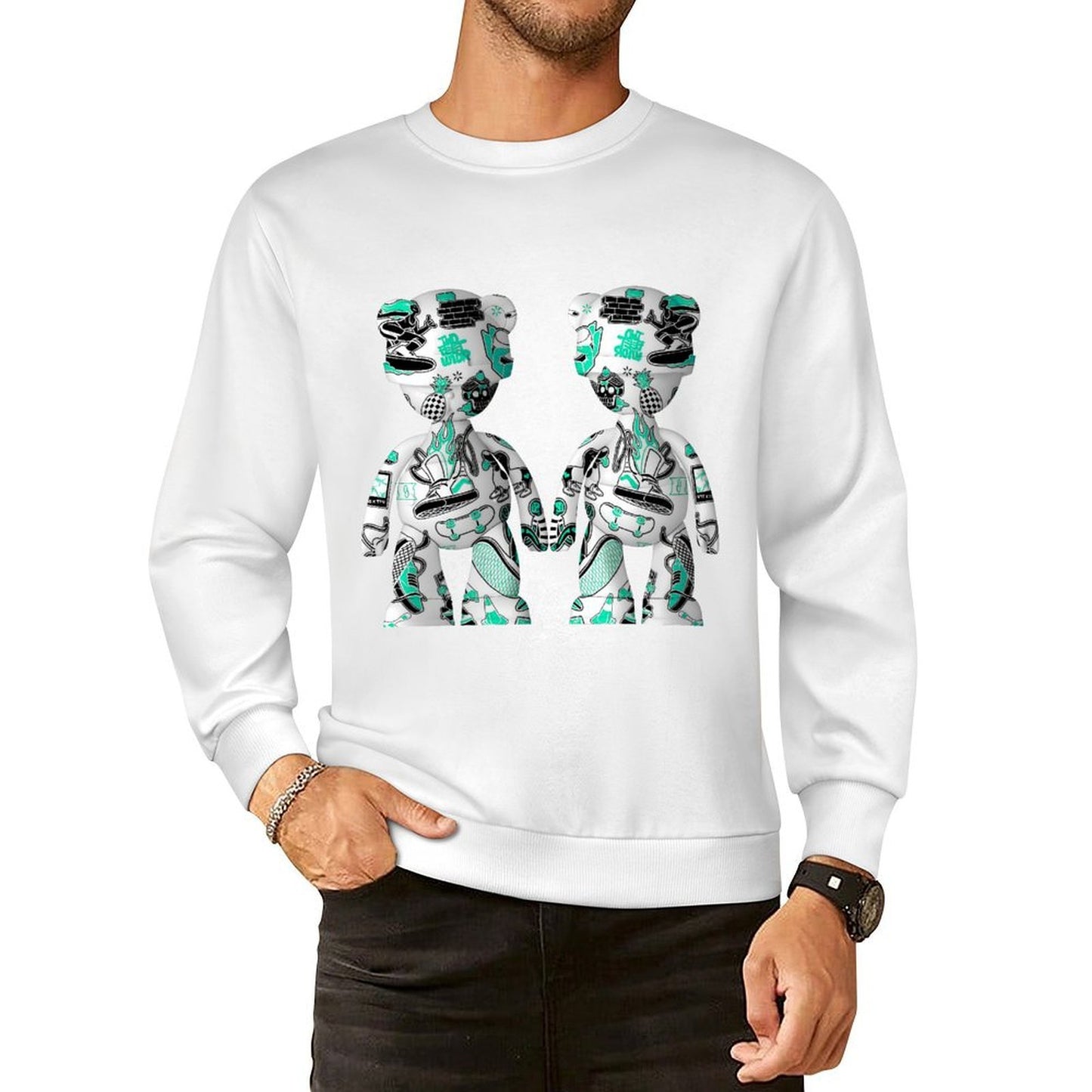 Long Sleeve With Front PatternCotton StreetStyle