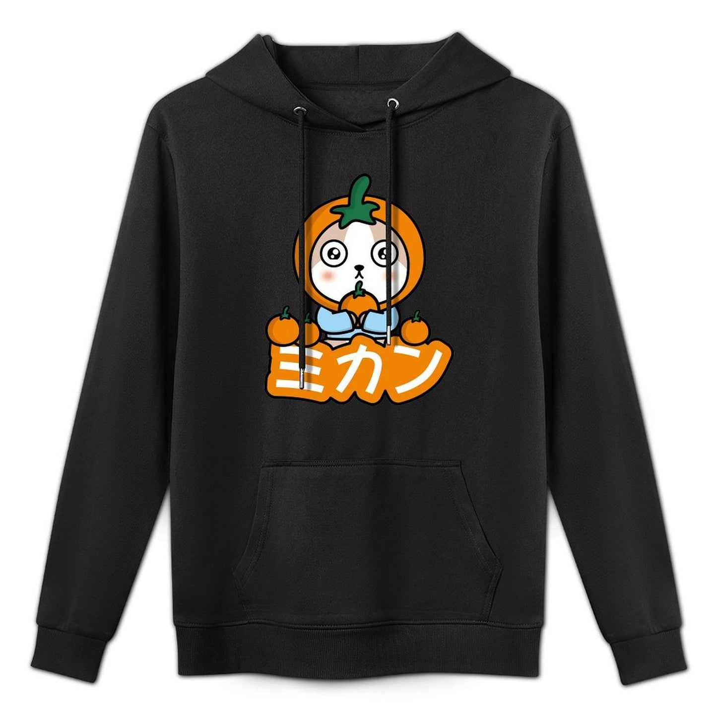 Double-Stitched  Front Graphic Hoodies