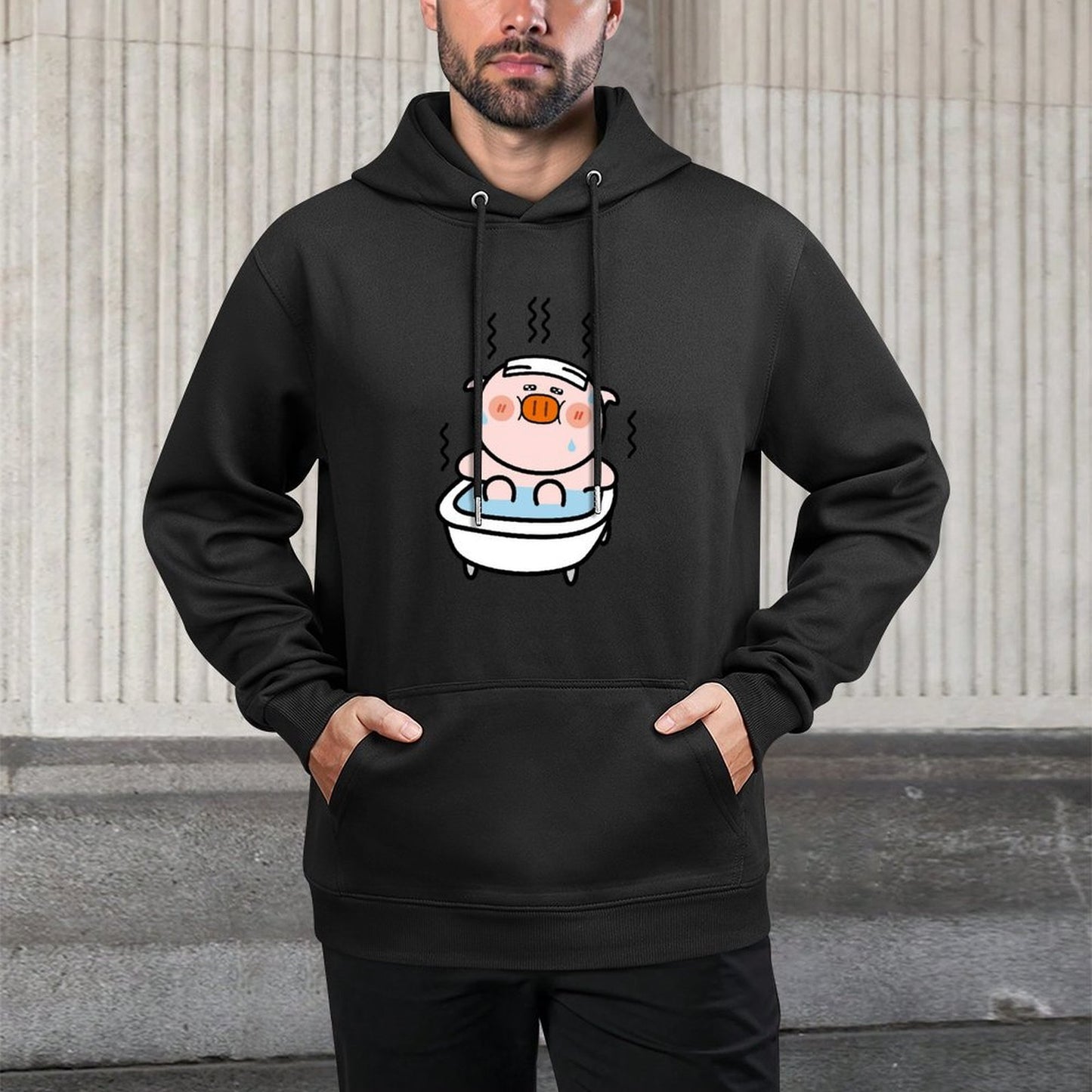 TrueFit Wrinkle-Free Front Graphic Hoodies