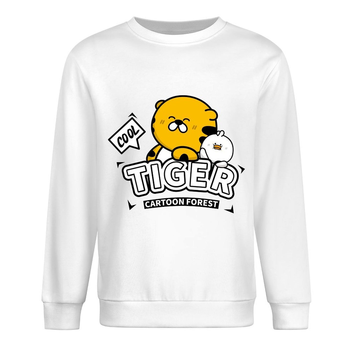 Front Patterned Long Sleeve TopActiveWear Printing