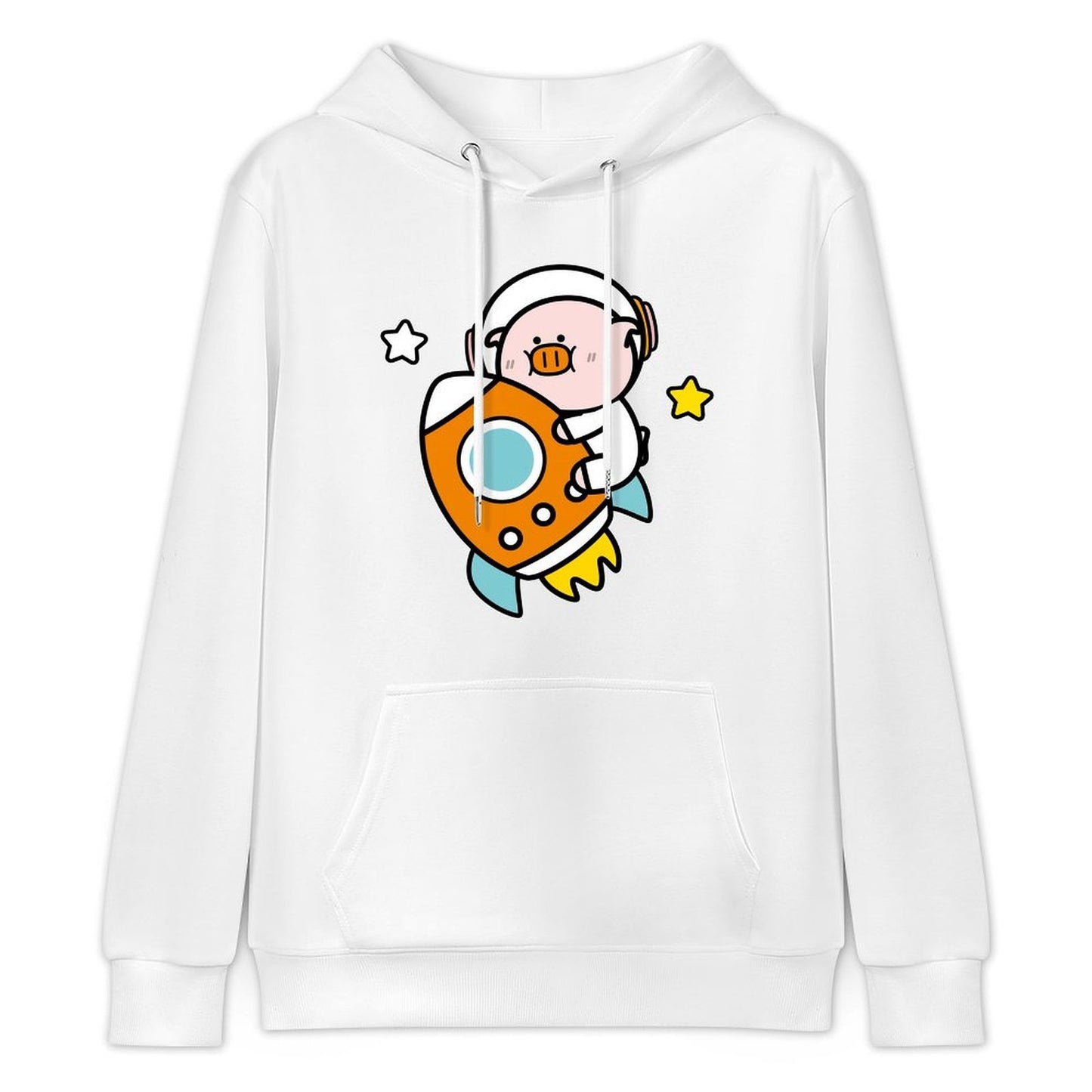 Printing Pocket Tee Front Graphic Hoodies