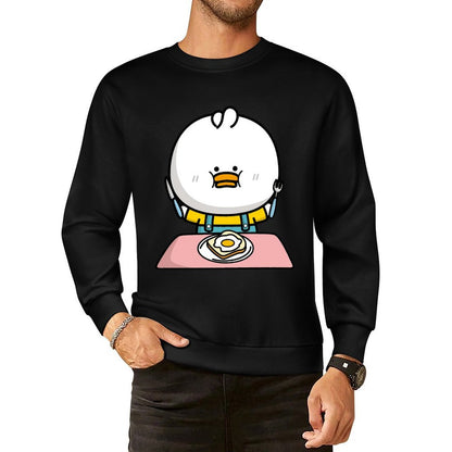 Front Patterned Long Sleeve TopSignature LooseFit