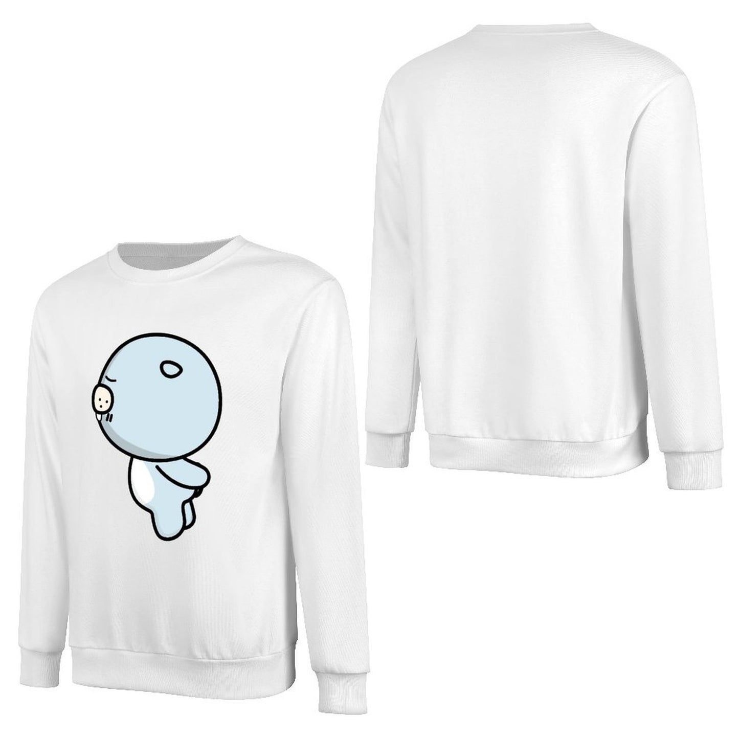 Front Patterned Long Sleeve TopSignature Fitted