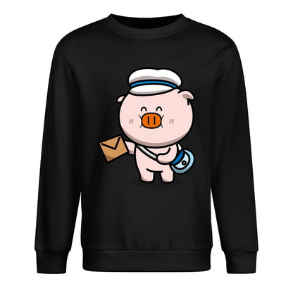 Front Patterned Long Sleeve TopSoftWear Everyday