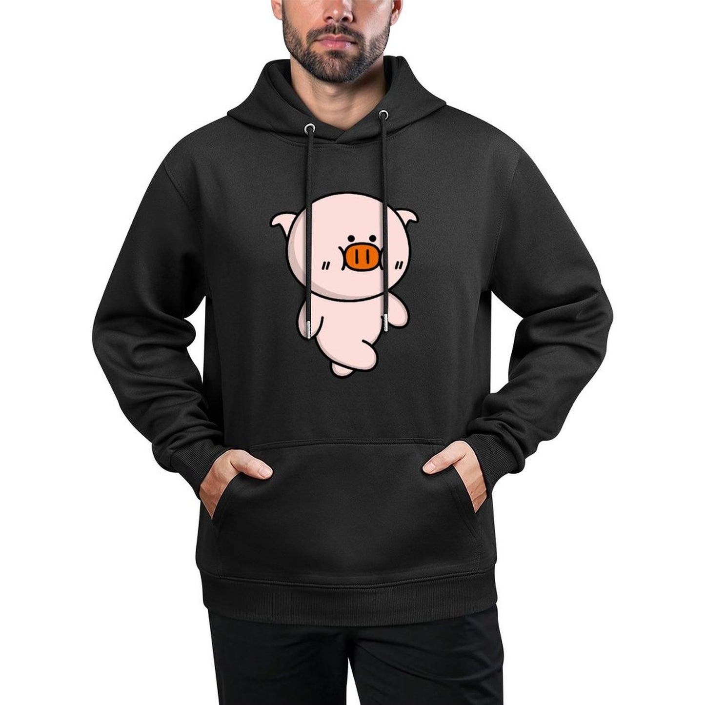 IPBR 250g Hooded Pocket Sweatshirt Front GraphicMen's Hooded  Sweatshirt4000463