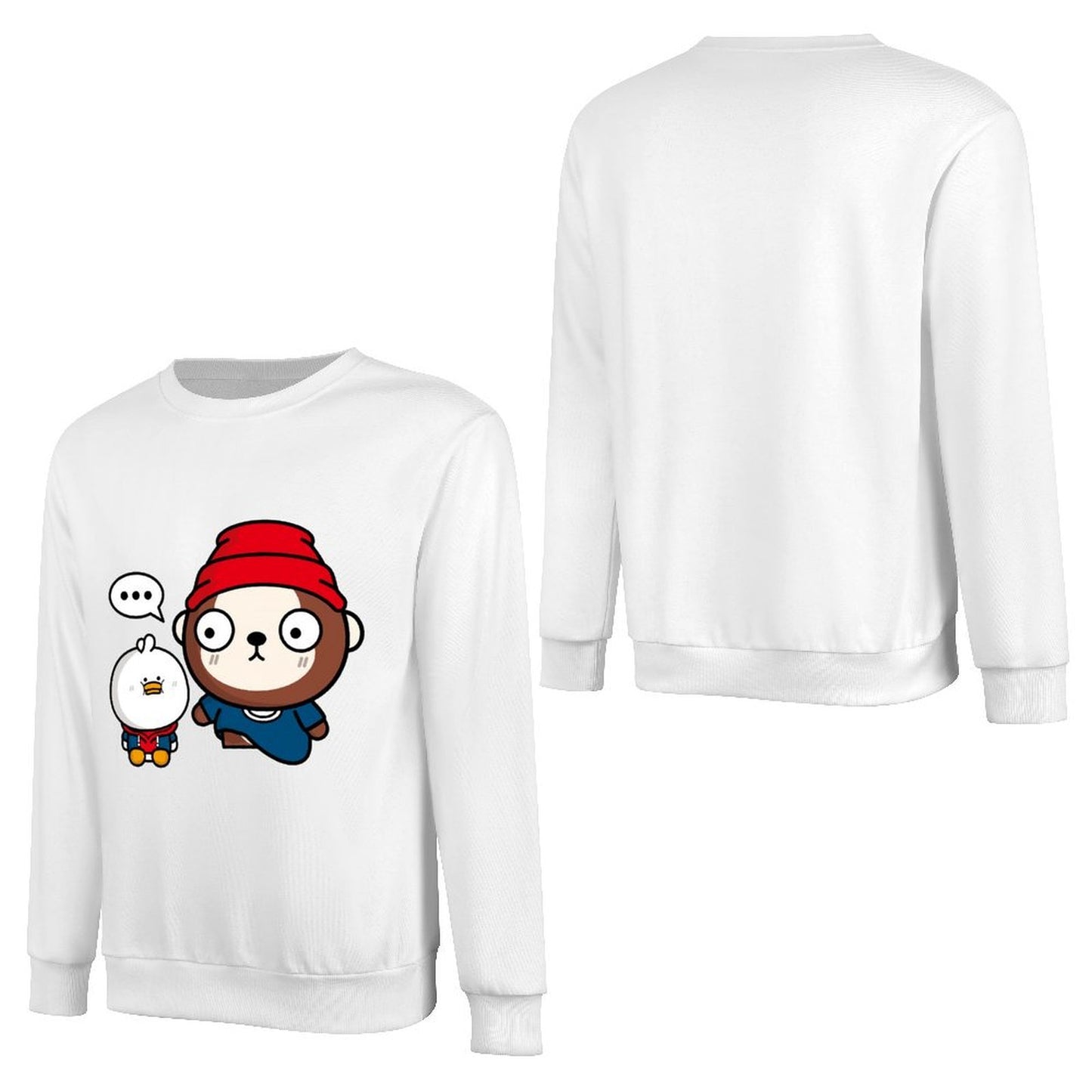 Front Patterned Long Sleeve TopLifestyleLine Minimalist