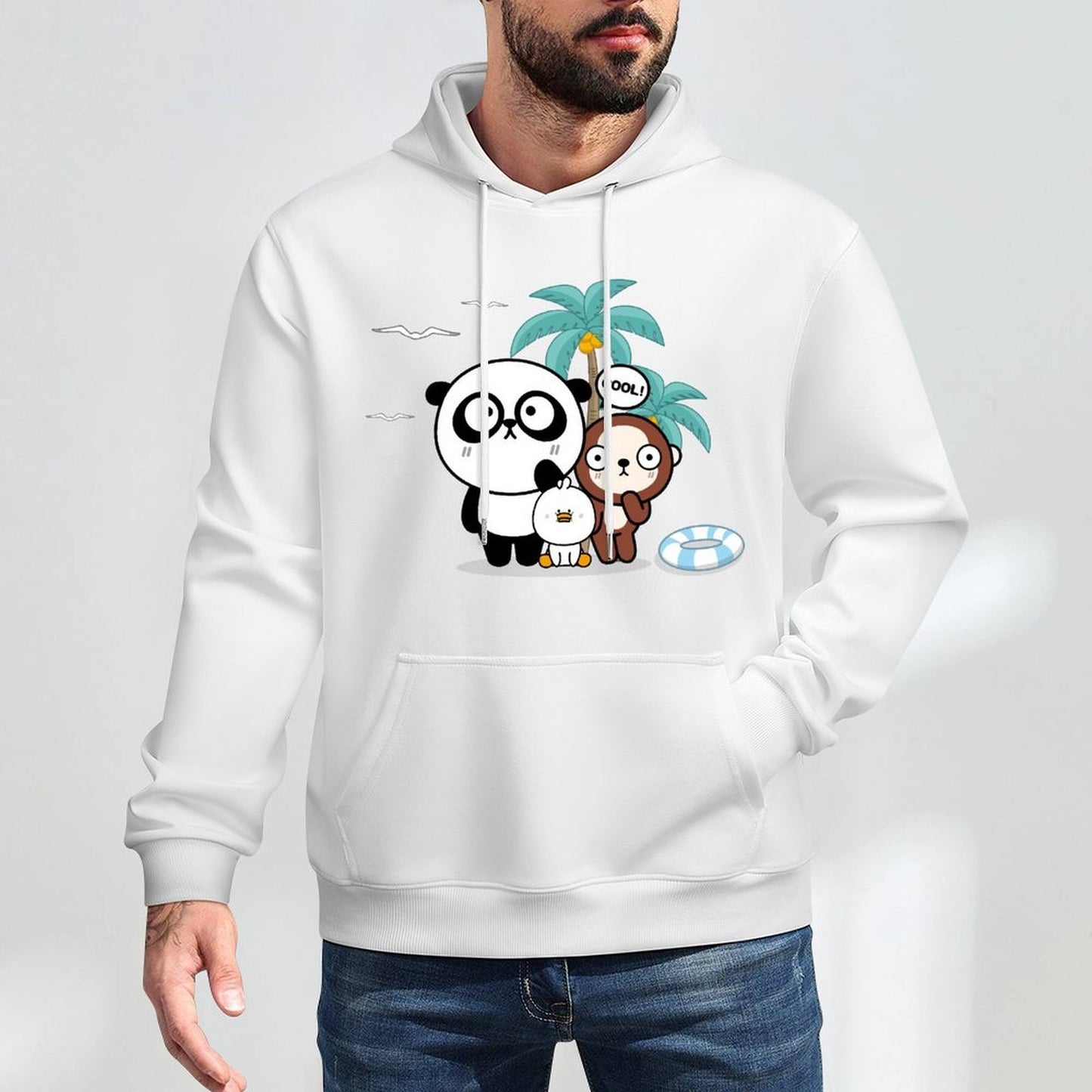 Front Graphic HoodiesPremium Tear-Resistant