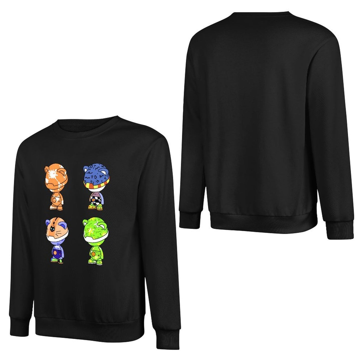 IPIB 250g Crew Neck Long Sleeve Sweatshirt Front GraphicCrew Neck Long Sleeve Sweatshirt6000074-4