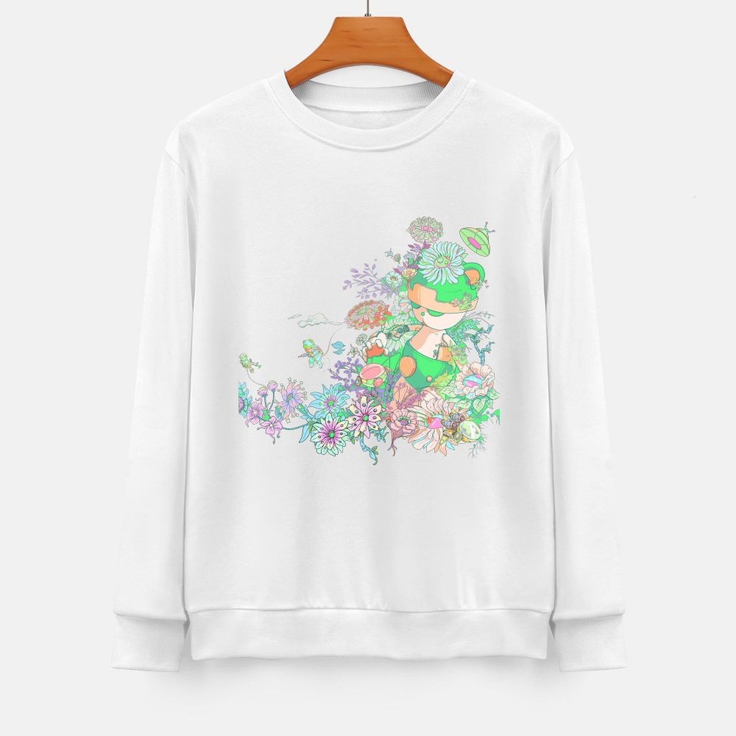 Long Sleeve With Front PatternUnisex Soft-Touch