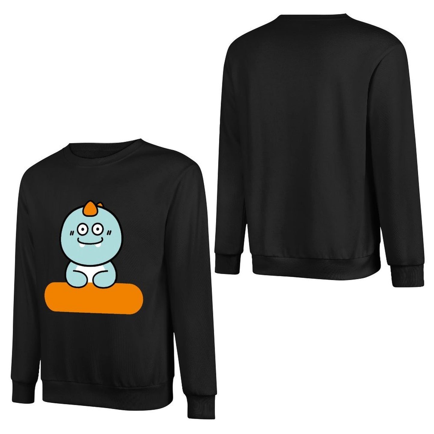 Front Patterned Long Sleeve TopNeutral Daily