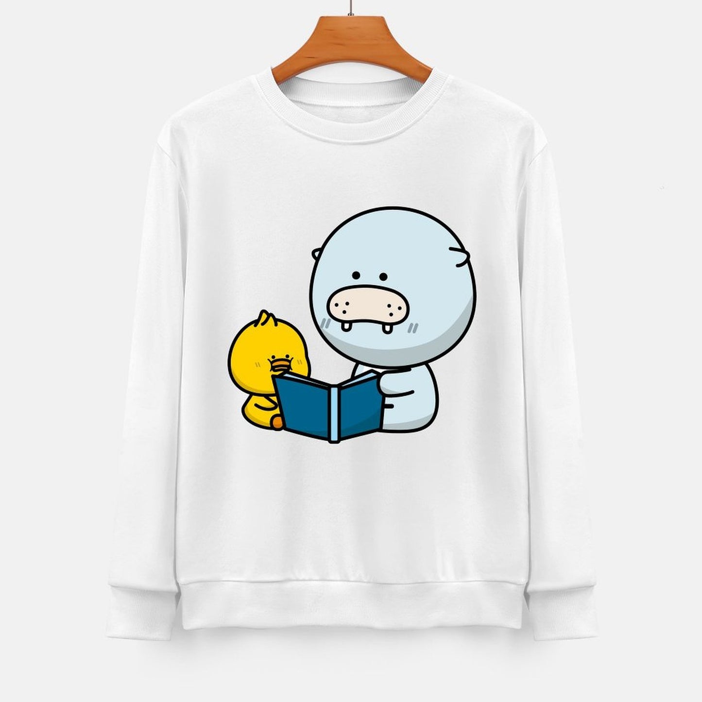 Front Patterned Long Sleeve TopRelaxed RelaxFit