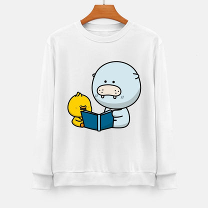 Front Patterned Long Sleeve TopRelaxed RelaxFit