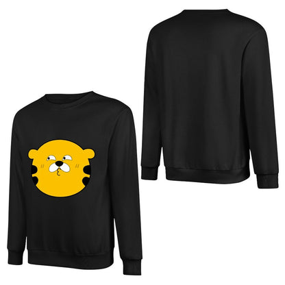 Front Patterned Long Sleeve TopStandard Clean Edges