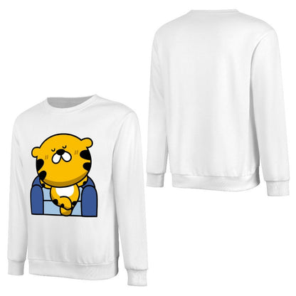 Front Patterned Long Sleeve TopSmoothWear Casual