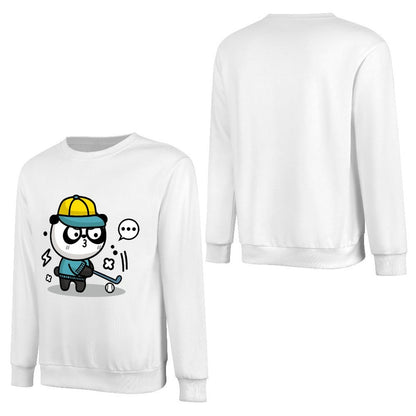 Front Patterned Long Sleeve TopRegular Batch-Printed