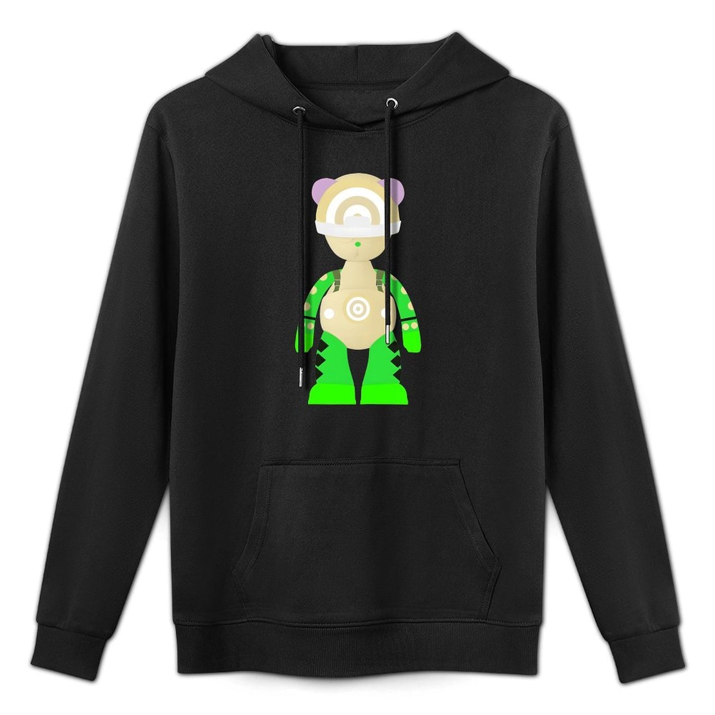 Hoodie Front PatternVintage Clean Edges
