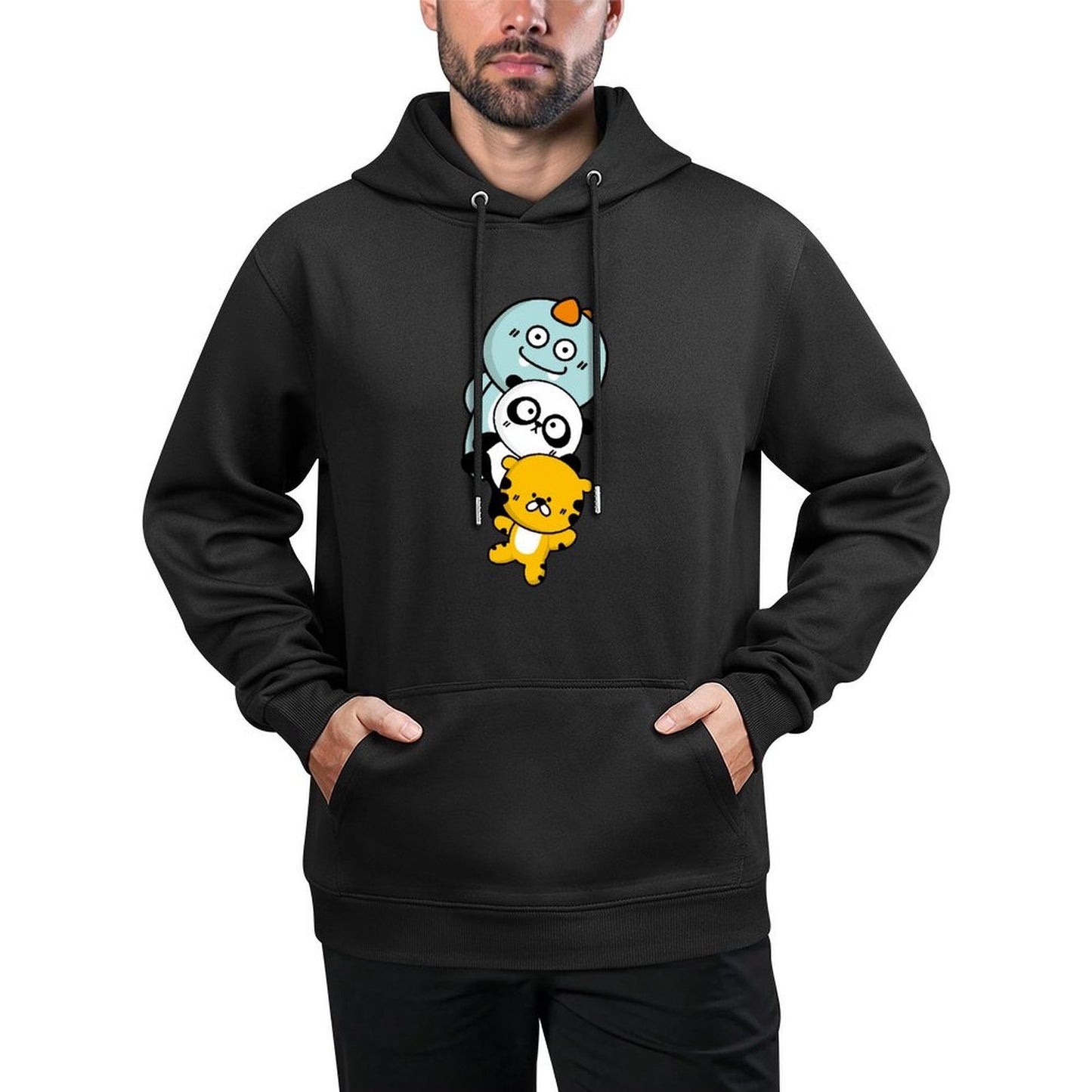 IPBR 250g Hooded Pocket Sweatshirt Front GraphicMen's Hooded  Sweatshirt4000558