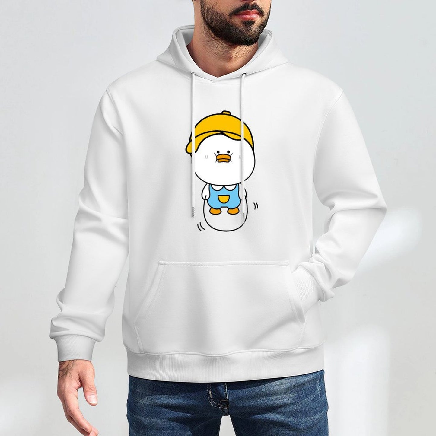 BasicSeries Smooth Front Graphic Hoodies