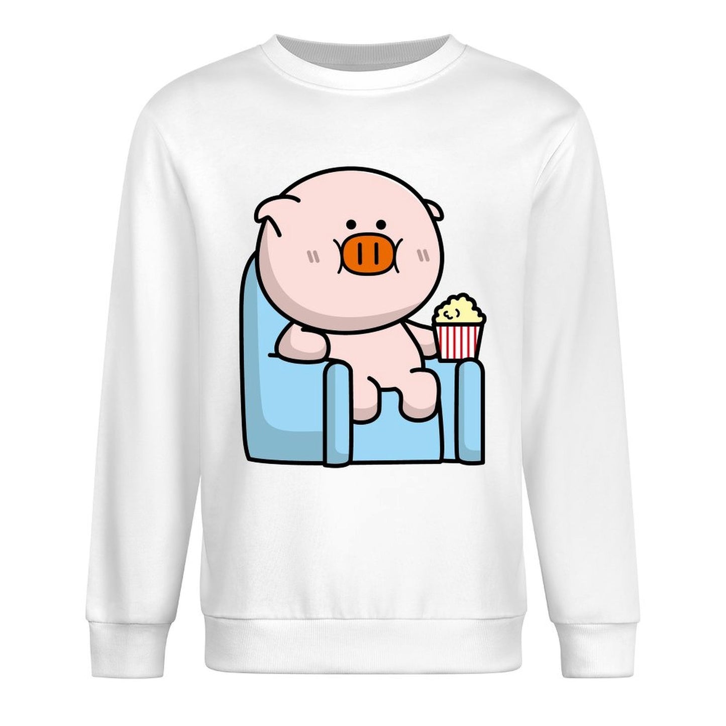 Front Patterned Long Sleeve TopReliable Durable