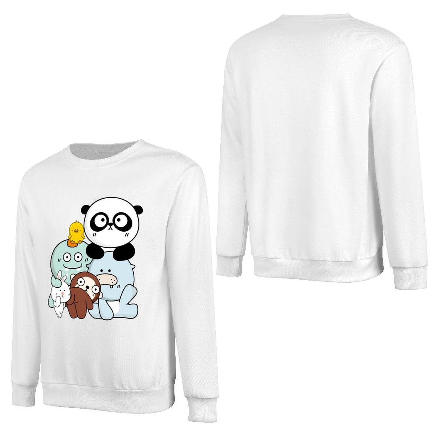 Front Patterned Long Sleeve TopRetro Performance