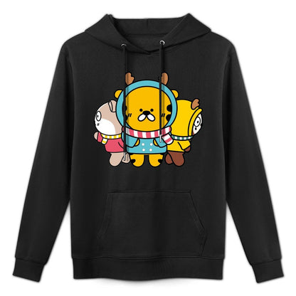 Clean Cotton Front Graphic Hoodies