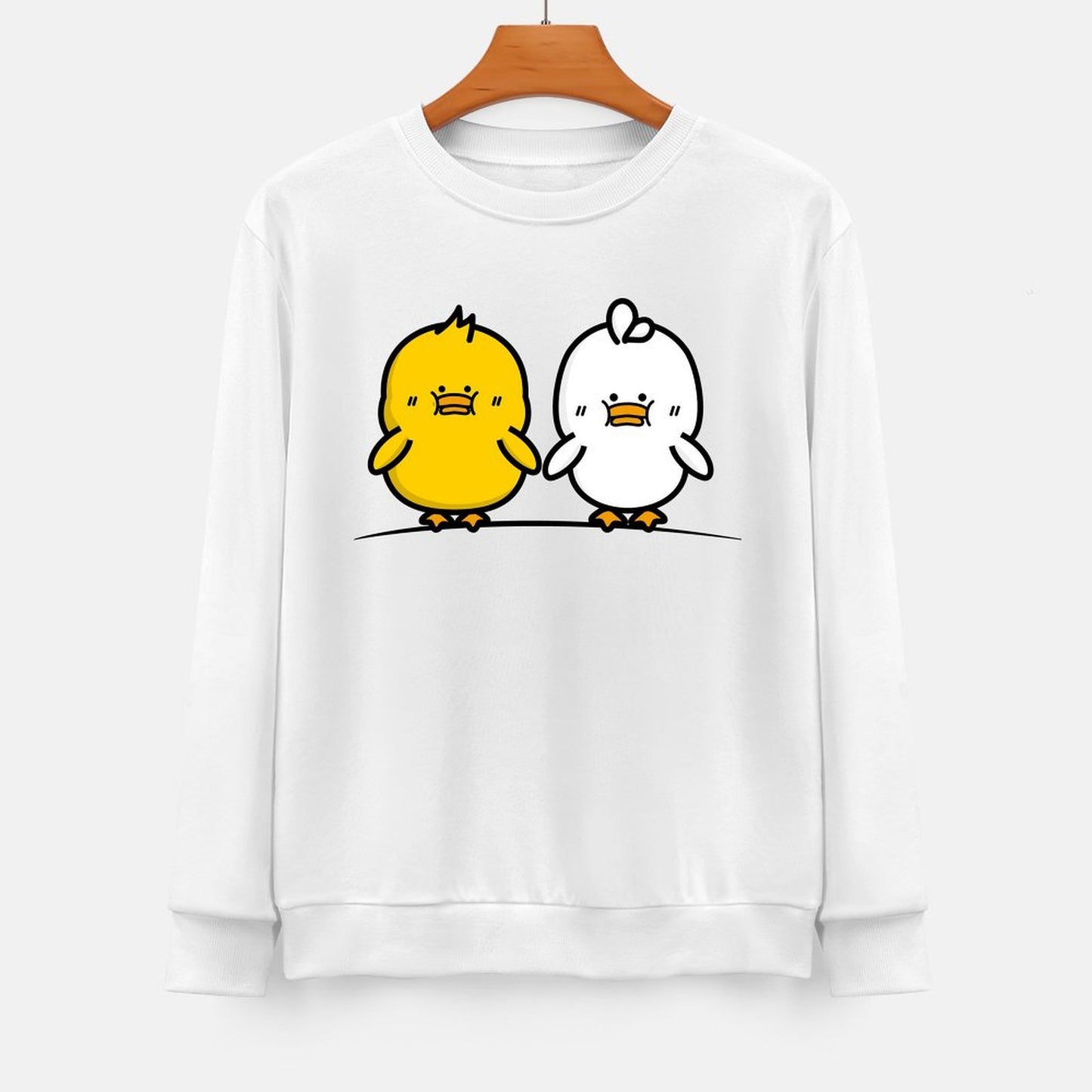 Front Patterned Long Sleeve TopUnisex Ultra Durable