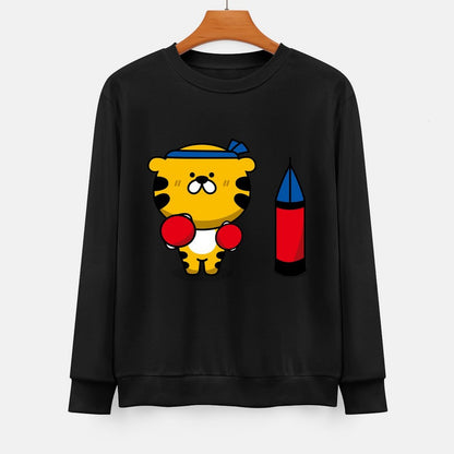  Front Patterned Long Sleeve TopReliable Everyday