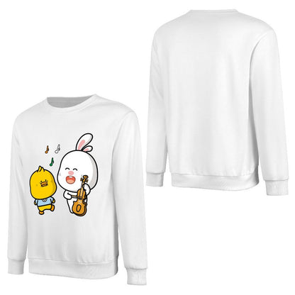 Front Patterned Long Sleeve TopSoftFeel Bold