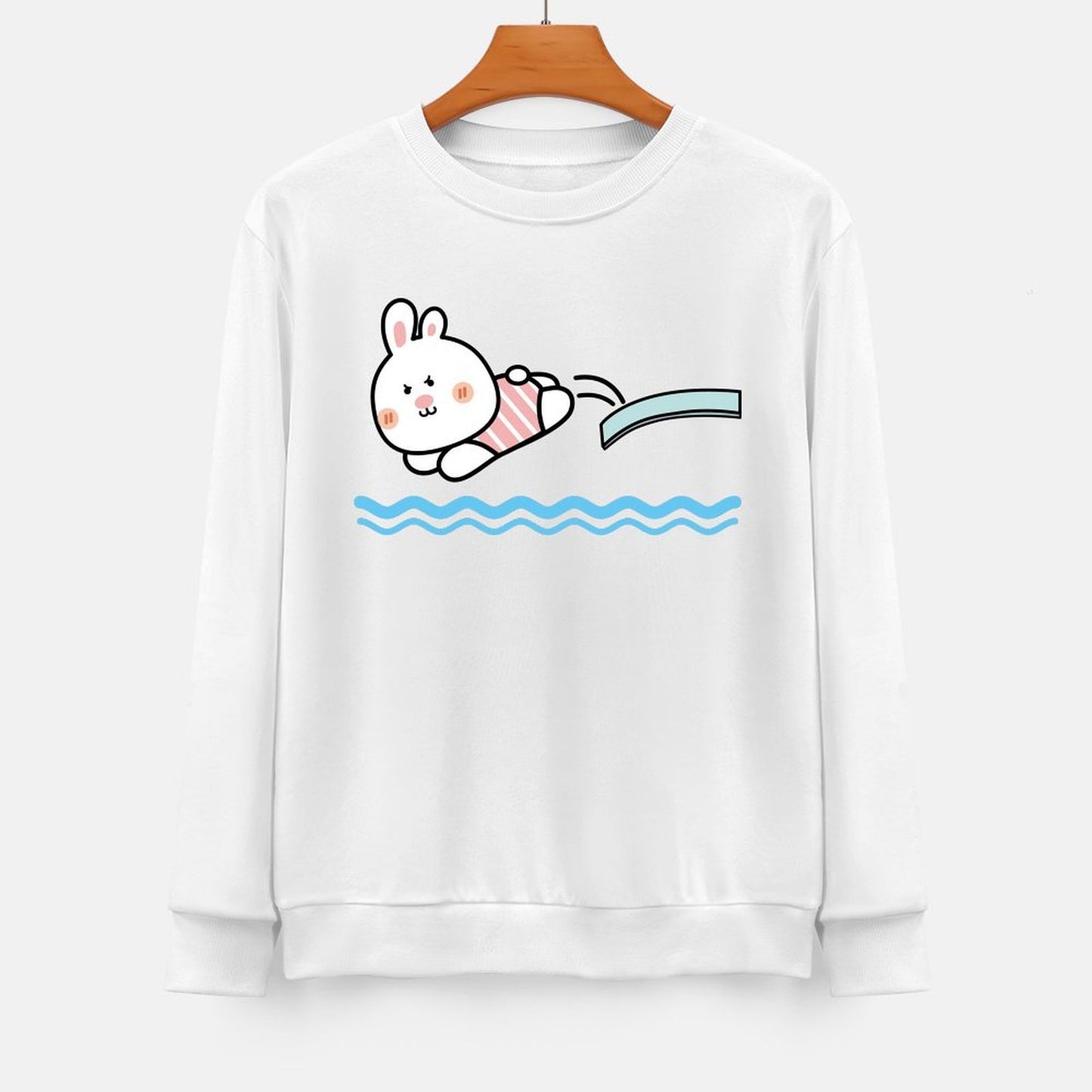 Front Patterned Long Sleeve TopBold Chill