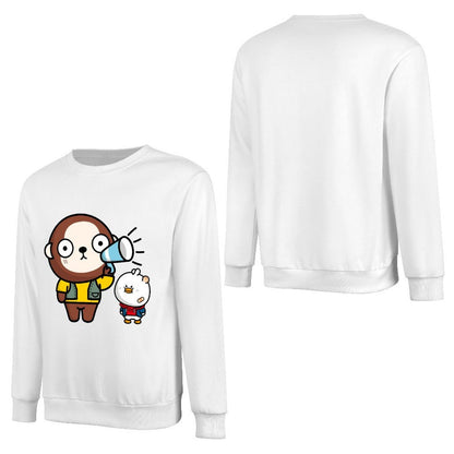 Front Patterned Long Sleeve TopBatch-Printed ActiveLine
