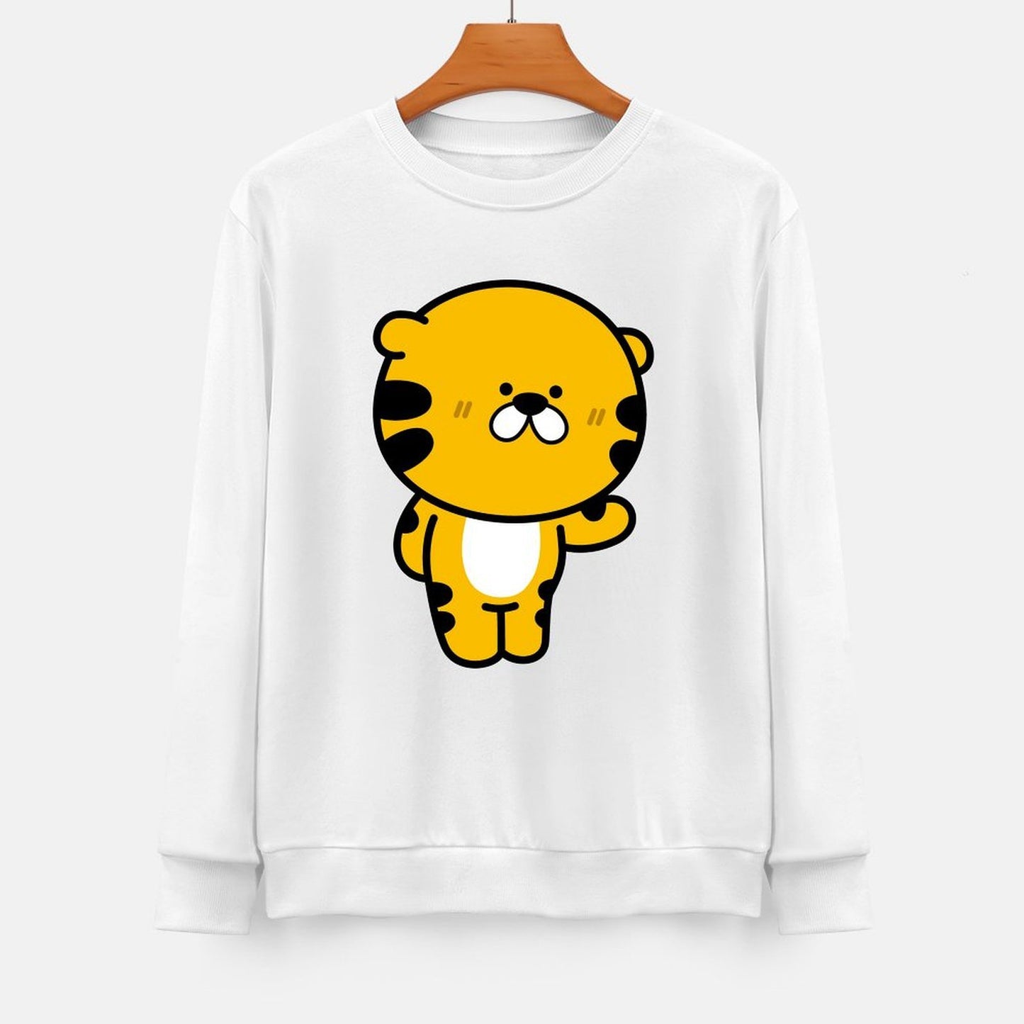 Front Patterned Long Sleeve TopMoisture-Wicking Vintage